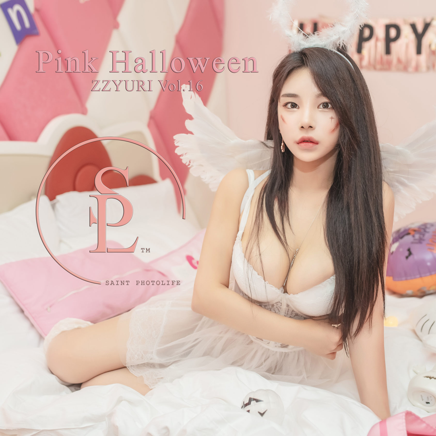 [ϺsaintPhotoLifeд] Vol.16 㼯ͼ Pink Zzyuri Halloween P.1 